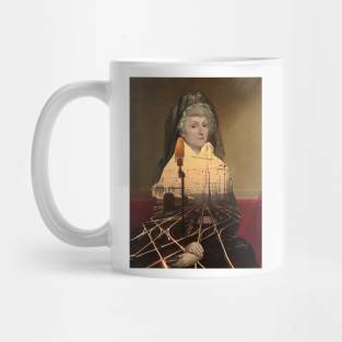 Runaway Portrait - Surreal/Collage Art Mug